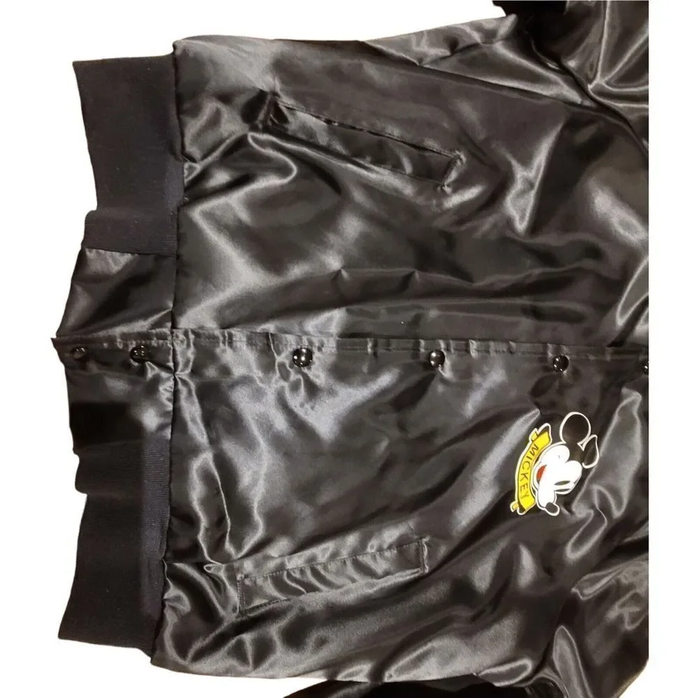 Chalk Line Vintage‎ Disney Mickey Mouse Satin Jacket Size Medium READ